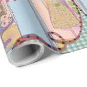 LALATOWN SHOPPING DAY WRAPPING PAPER 3 GESCHENKPAPIER (Rolleneckpunkt)