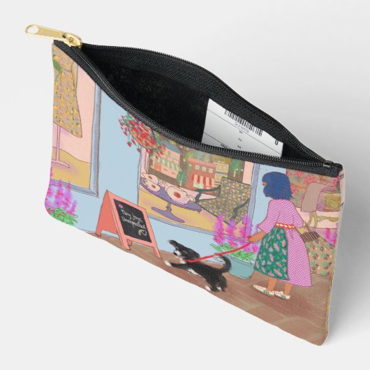 LALATOWN Small Cosmetic Pouch Zubehörtasche (Offen)