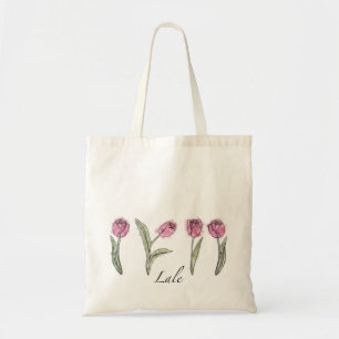 Lale (Tulpe) Blumen-Tasche Tragetasche