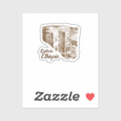 Lalibela Ethiopia Sticker (Blatt)
