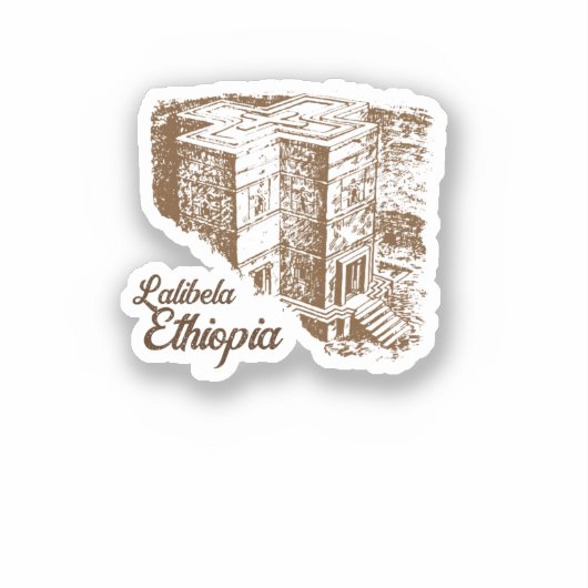 Lalibela Ethiopia Sticker (Vorderseite)