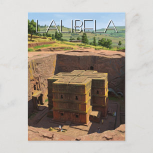 Lalibela Rock Churches Äthiopien Postkarte