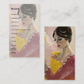 Lalima, träumend! visitenkarte (Vorne/Hinten)