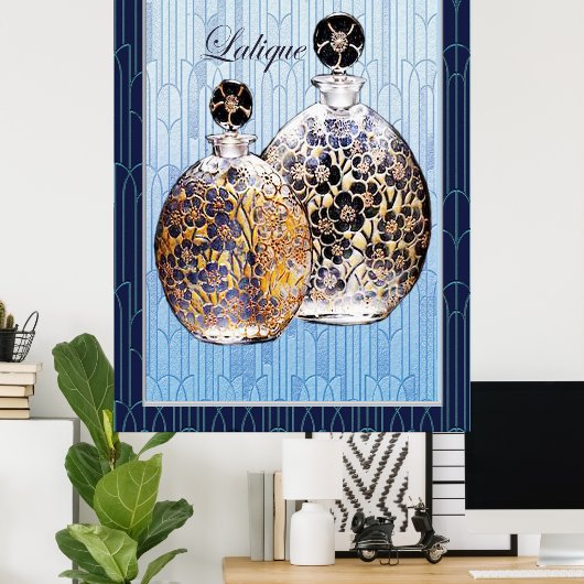 Lalique Parfüms Fltles Poster (Heimbüro)