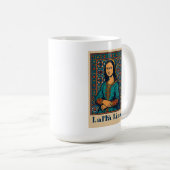 Lalla lisa - marokkanisches Muse Portrait Kaffeetasse (VorderseiteRechts)