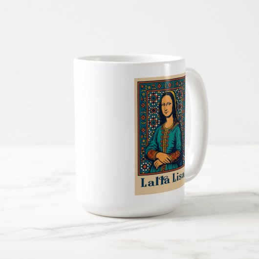 Lalla lisa - marokkanisches Muse Portrait Kaffeetasse (VorderseiteRechts)