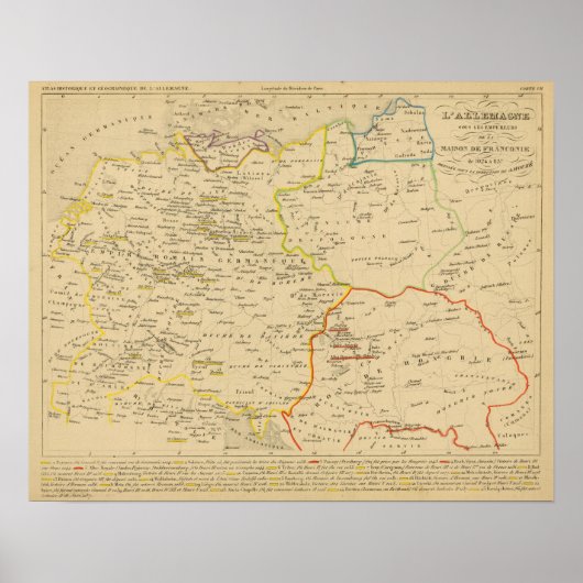 L'Allemagne 1024 a 1137 Poster (Vorne)