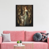 "LaLoba" überzogene Canvas Print Leinwanddruck (Insitu (Wohnzimmer))
