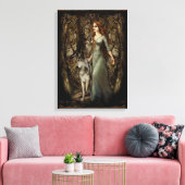 "LaLoba" überzogene Canvas Print Leinwanddruck (Insitu (Wohnzimmer))