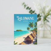 Lalomanu Beach Samoa Postkarte (Stehend Vorderseite)