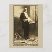 Laloo, das Happy Hindoo mit einem parasitären Twin Postkarte (Vorderseite)