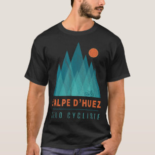 L'Alpe D'Huez Velo Cycliste Geschenk für Radfahrer T-Shirt