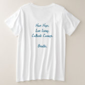 LAM Floral Doesn't Mean Fragile Women's T-Shirt (Design Rückseite)