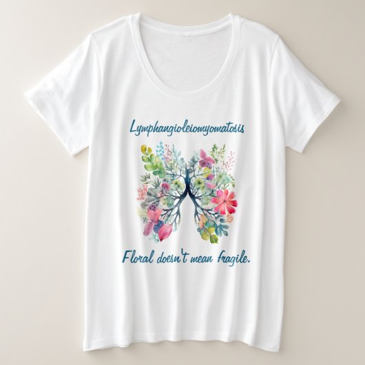 LAM Floral Doesn't Mean Fragile Women's T-Shirt (Design vorne)