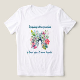 LAM Floral Doesn't Mean Fragile Women's Tri-Blend Shirt