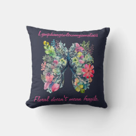 LAM Floral Doesn't Mean Women's Throw Pillow Kissen