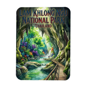 Lam Khlong Ngu Nationalpark Thailand Magnet