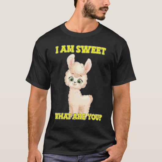 Lama Alpaka 2 T-Shirt (Vorderseite)