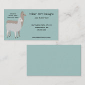 Lama-Alpaka-Garn-Visitenkarte Visitenkarte (Vorne/Hinten)