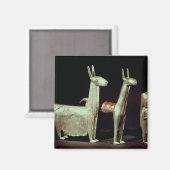 Lama, Alpaka und Frau Magnet (Vorderseite/Rückseite)