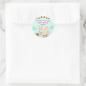 Lama Baby Shower Sticker (Tasche)