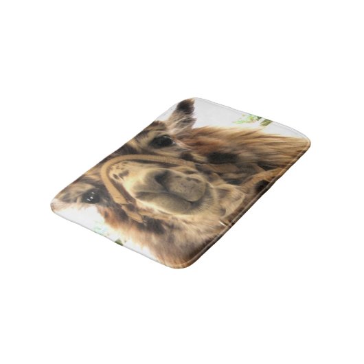 Lama Badematte (Schrägansicht)