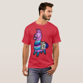 Lama Battle Royale Character vintage T-Shirt (Vorne ganz)