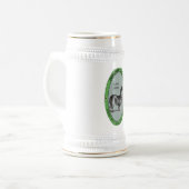 Lama-Bier - Bier Stein Bierglas (Vorderseite Links)