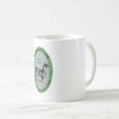 Lama-Bier-Tasse Kaffeetasse (VorderseiteRechts)