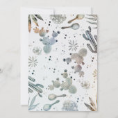 Lama-Brautparty-Fiesta südwestlich Einladung (Rückseite)