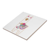 Lama-Cute Fliese (Seite)