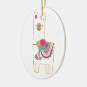Lama-Cute Keramikornament (Links)