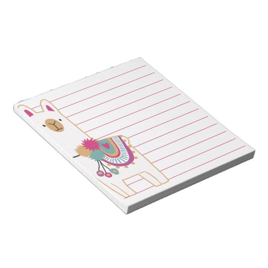Lama-Cute Notizblock (angewinkelt)
