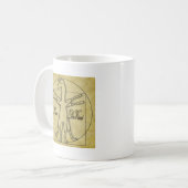 Lama Da Vinci Kaffeetasse (Vorderseite Links)