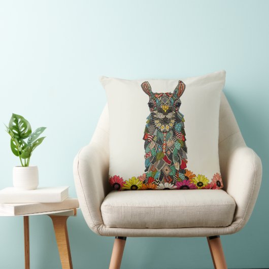 Lama daisy-Liebe Kissen (Stuhl )