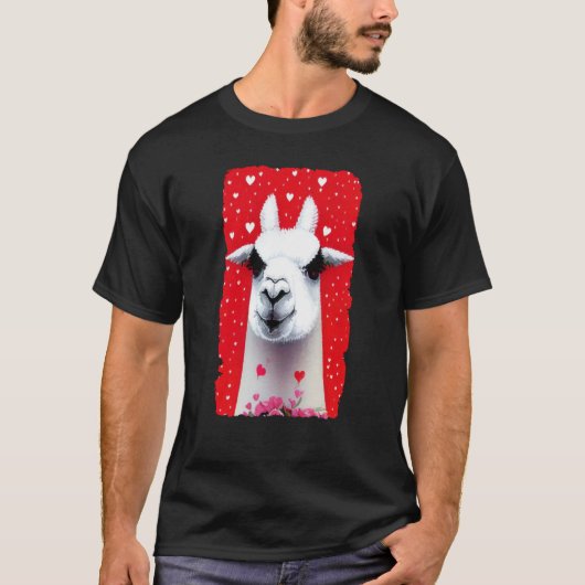 Lama der Liebe 01 T-Shirt (Vorderseite)