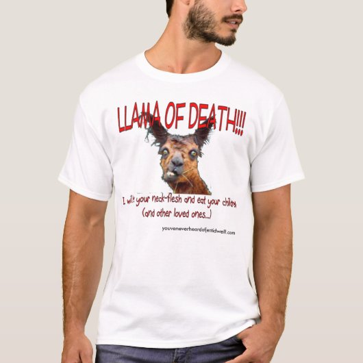 Lama des Todes T-Shirt (Vorderseite)