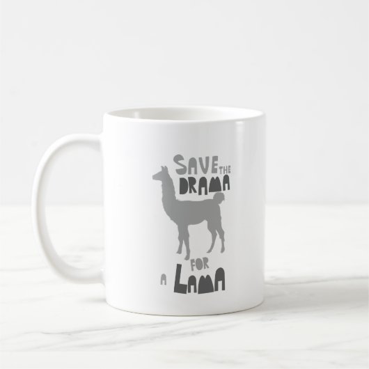Lama-Drama Kaffeetasse (Links)