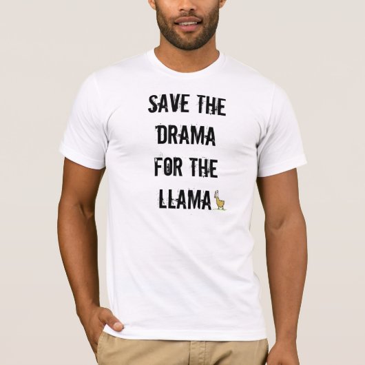 Lama-Drama T-Shirt (Vorderseite)