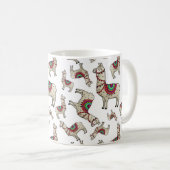 Lama-Druck-Tasse Kaffeetasse (VorderseiteRechts)