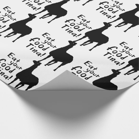 Lama-Dynamit Geschenkpapier (Ecke)