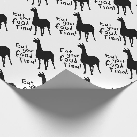 Lama-Dynamit Geschenkpapier (Ecke)