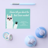 Lama erzählen Ihnen, wie viel Marketing aus echtem Flyer (Einzeln)