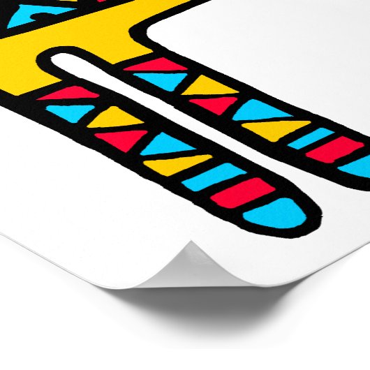 Lama-Farben Poster (Ecke)