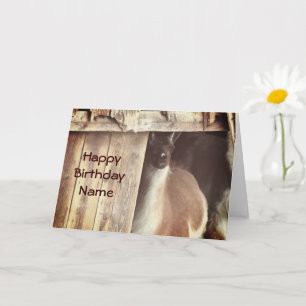 Lama Farm Animal Personalisiert Birthday Card Karte