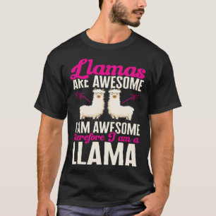 Lama-Farm-Tiere Lamas sind großartig T-Shirt