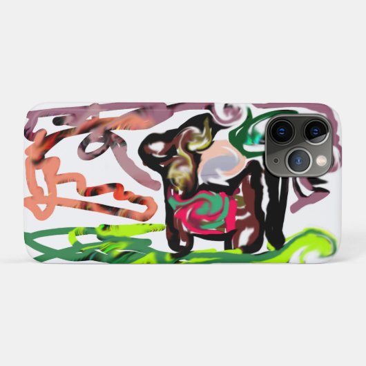 Lama Faul Case-Mate iPhone Hülle (Rückseite (Horizontal))