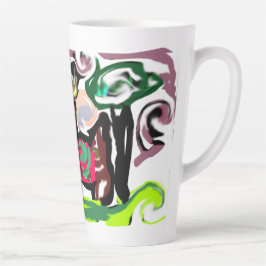 Lama Faul Milchtasse