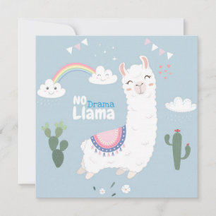 Lama Feiertagskarte