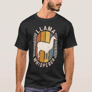 Lama-Flüsterer Vintage Klassiker Retro Tierliebe T-Shirt